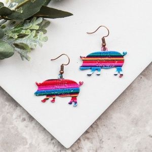 Pig Earrings